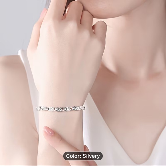 NEW Sterling Silver Charm Bracelet - Picture 6 of 8